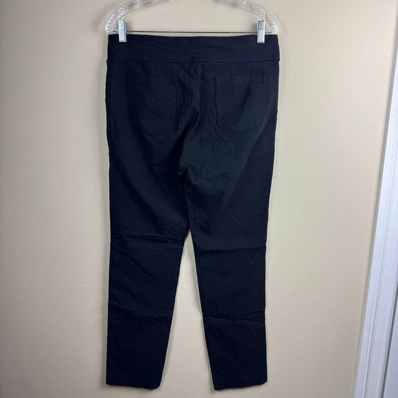 J.McLaughlin Black Pull On Stretch Ponte Knit Pants Womens 12 - Picture 2 of 6